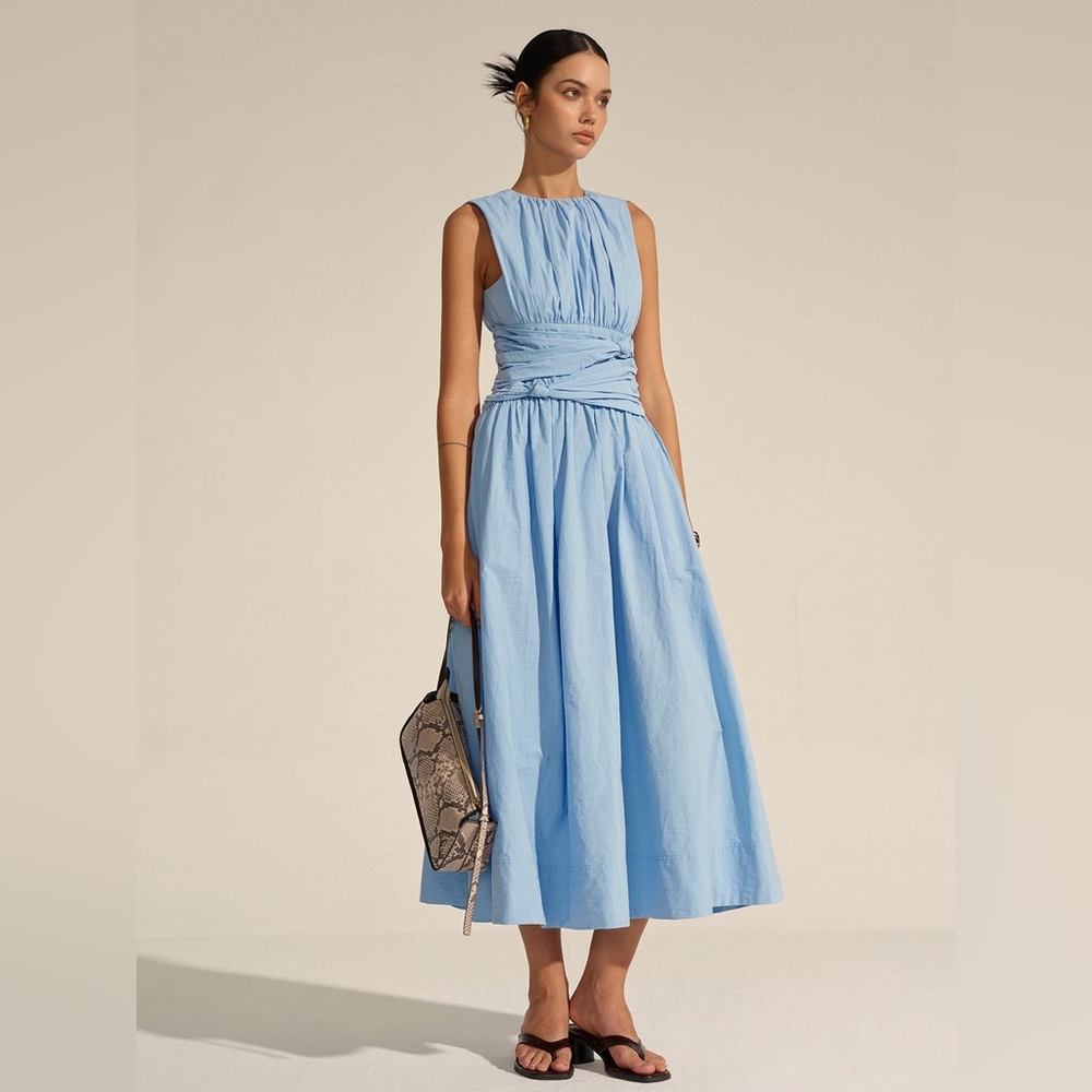 Commense Ruched Waist Maxi Dress - Picture 5 of 6